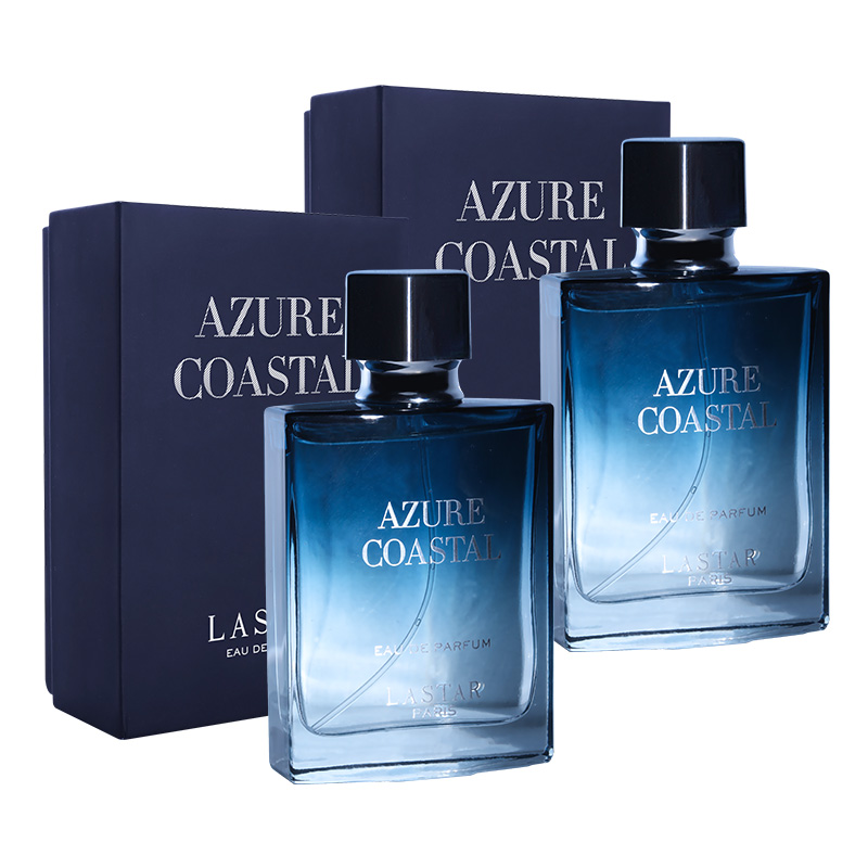 Perfume Fragrance Gift Set - Perfume Masculino LASTAR, Dois Frascos Com