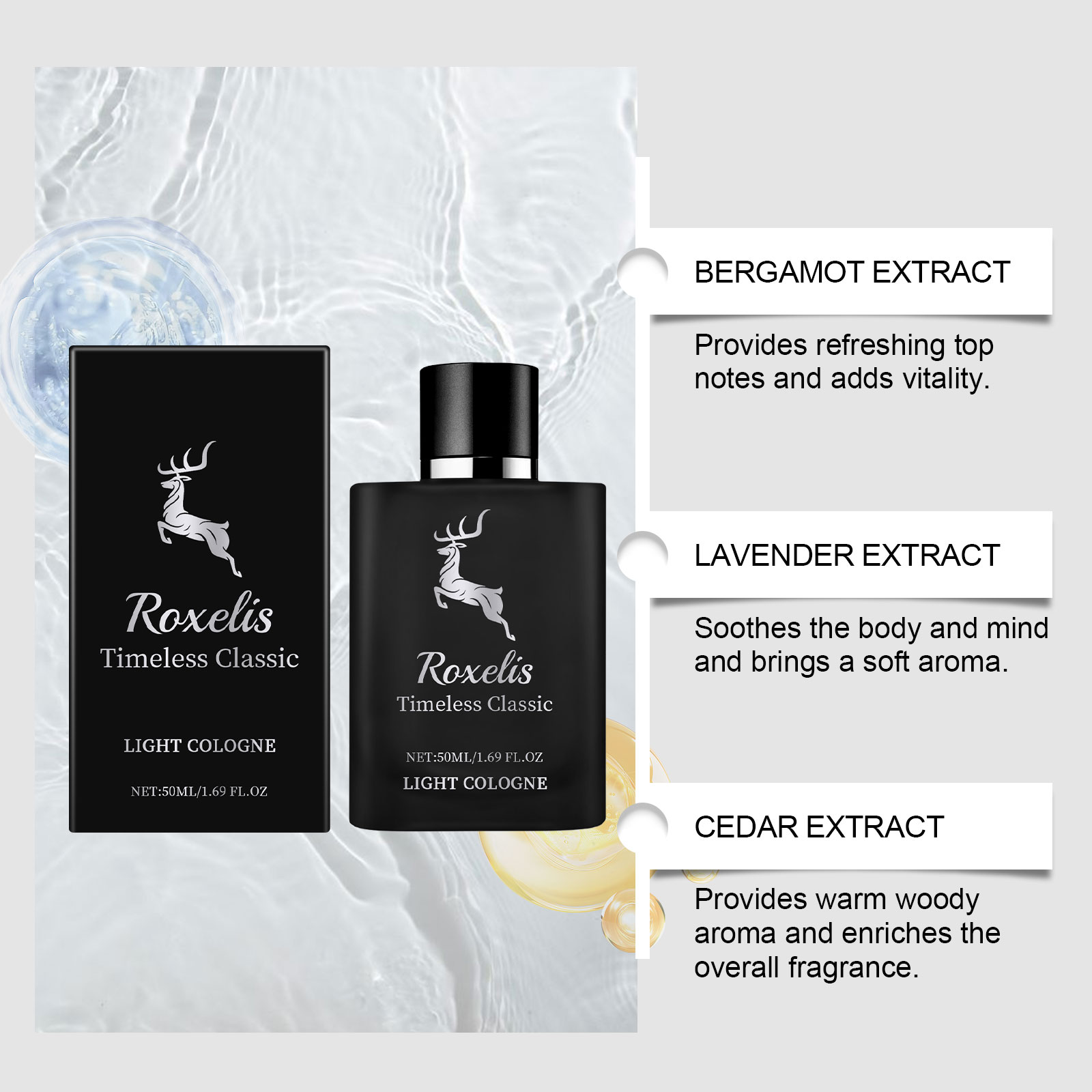 Perfume Roxelis Bergamota Clás - Fragrance Perfume For Hair avaliação e preço