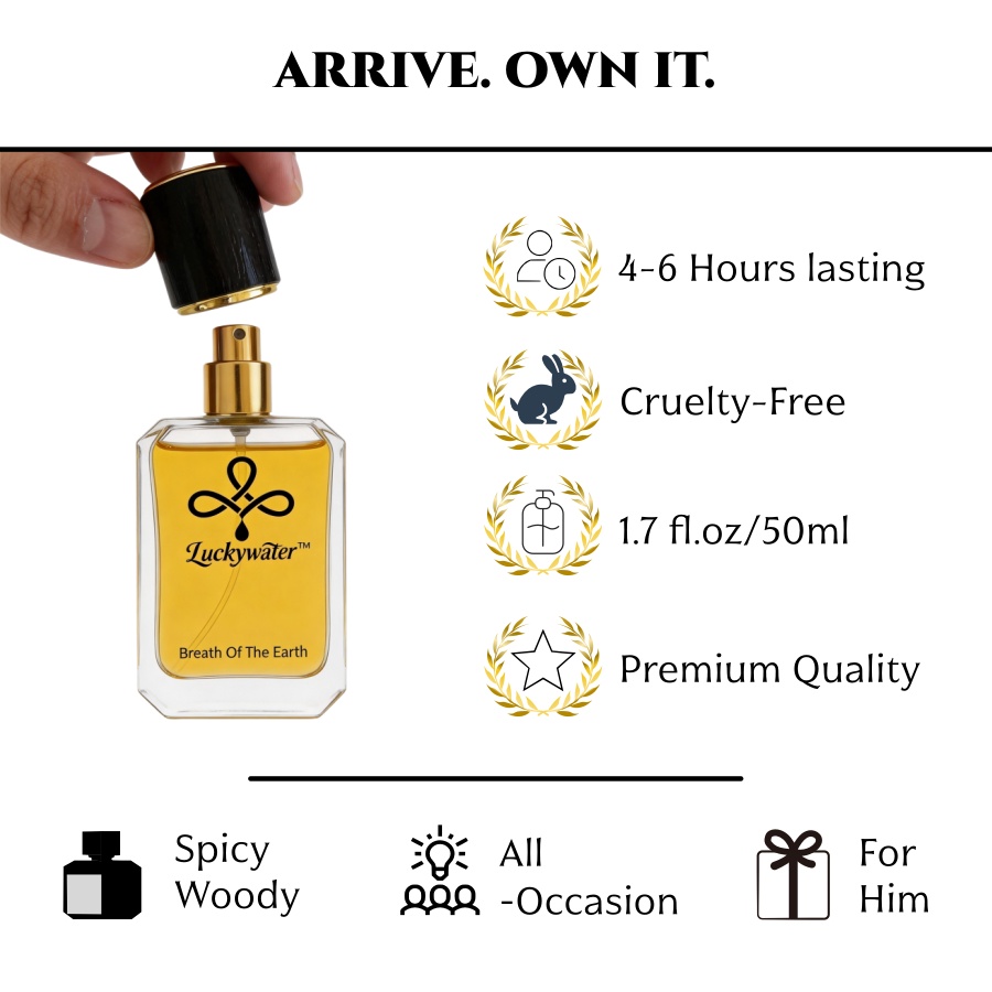 Colônia Masculina Premium de L - Fragrance Perfume Spray avaliação e preço